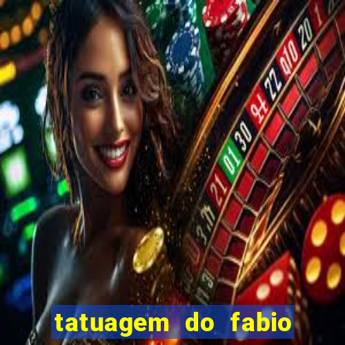 tatuagem do fabio goleiro do cruzeiro